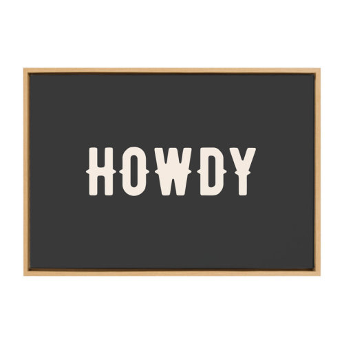 Lark Manor™ Western Cowboy Framed Canvas Wall Art | Wayfair