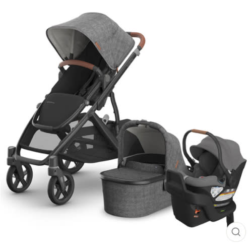 Vista V3 Stroller + Aria Travel System - Greyson / With a Bassinet / Greyson