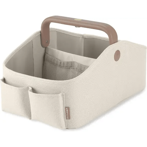 Skip Hop Diaper Caddy Organizer with Touch Sensor Night Light, Nursery Style, Oat
