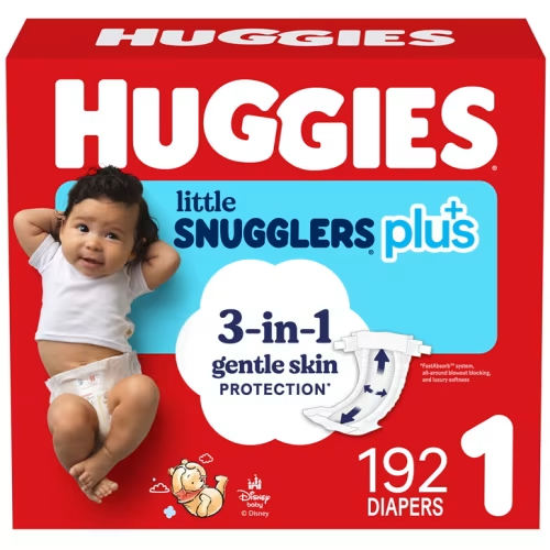 Huggies Plus Diapers Size 1-2 | Costco