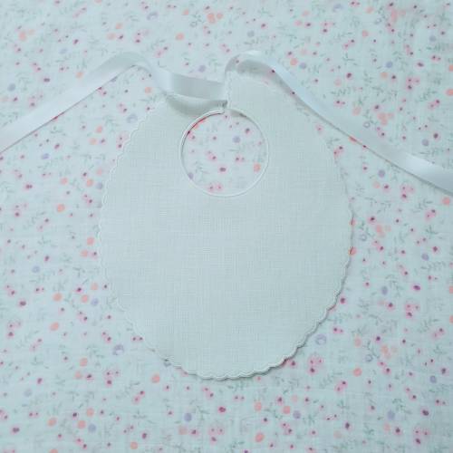 Design your own Bib with the theme of your Election/ Keepsake 1st Birthday White Linen Bib/ Cake Smash Bib/Name Bib/ Photo Shoot Bib .