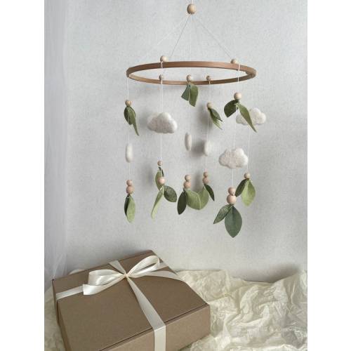 Leaf Mobile Forest Mobile Greenery Mobile Boho Baby Mobile - Etsy