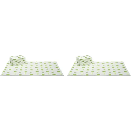Munchkin® Arm & Hammer Disposable Changing Pad, 10 Count, White/Green (Pack of 2)