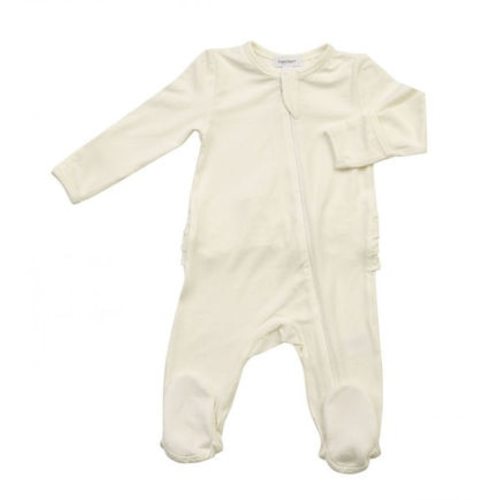 Angel Dear Ivory Zipper Footie | The Baby Cubby