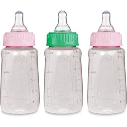First Essentials by NUK Clear View Baby Bottle, 5 oz, 3 Pack