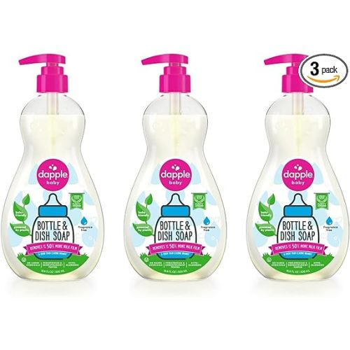 Dapple Baby Bottle and Dish Soap Pack of 3