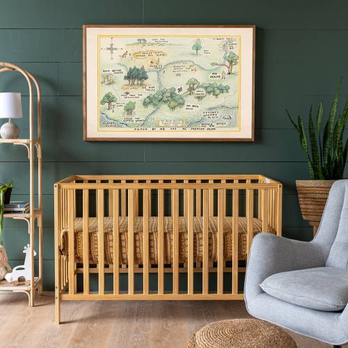 100 Acre Wood Map | Hundred Acre Wood Map | Nursery Wall Art | Winnie The Pooh Nursery Art | Kids Room Wall Art | Framed Nursery Art | 154