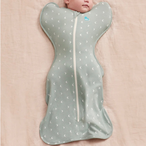 Swaddle Up™ 1.0 TOG Cotton Olive Moon