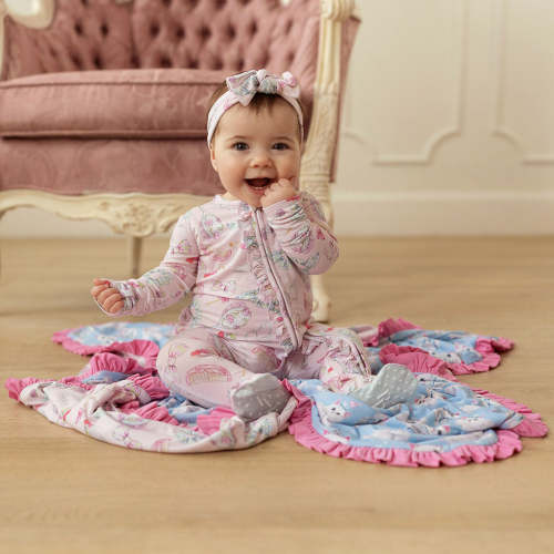 Carlita Footie Ruffled Zippered One Piece