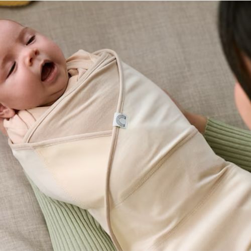 Taking Cara Babies Swaddle - Coconut Cream