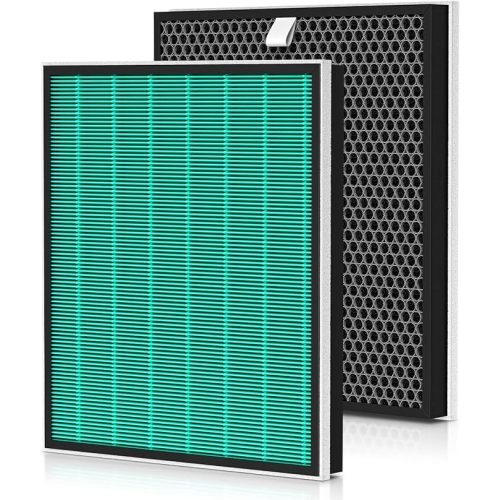 2 Sets 150 Filter Replacement for Coway Airmega 150(W) 150(K) Air Purifier, 2 X HEPA and 8 X Active Carbon Filter, AP-1019C-FP