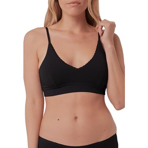 Pact Women's Organic Cotton Pretty Plunge Bralette