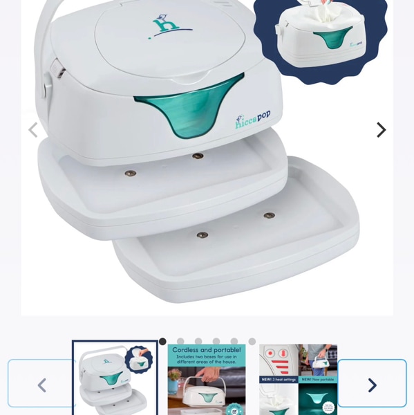 Portable Wipe Warmer & Dispenser - hiccapop