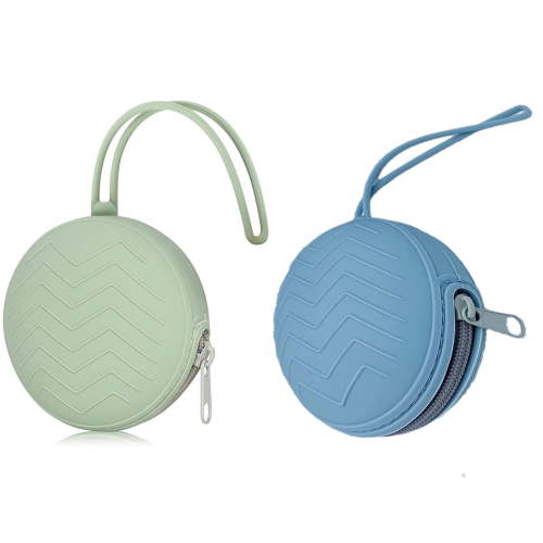 Pacifier Holder Case,Baby Silicone Pacifier Cover Protective Storage Container - Keeps Soothie & Binkie Holders Clean Baby Essential Accessory Attaches to Strollers & Diaper Bags, for Home Travel