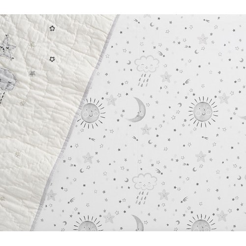 Skye Organic Crib Fitted Sheet - Individual