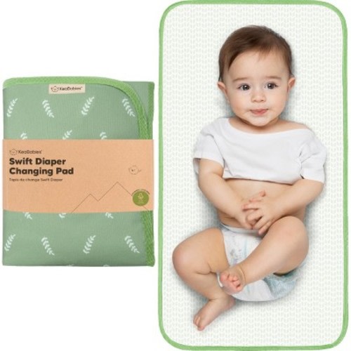 KeaBabies Swift Diaper Changing Pad, Portable Waterproof Diaper Changing Pad for Baby, Travel Changing Pad for Diaper Bag