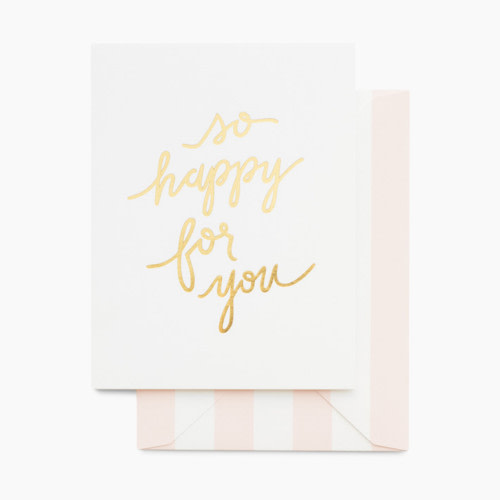 sugar paper Baby Shower Card - So Happy For You