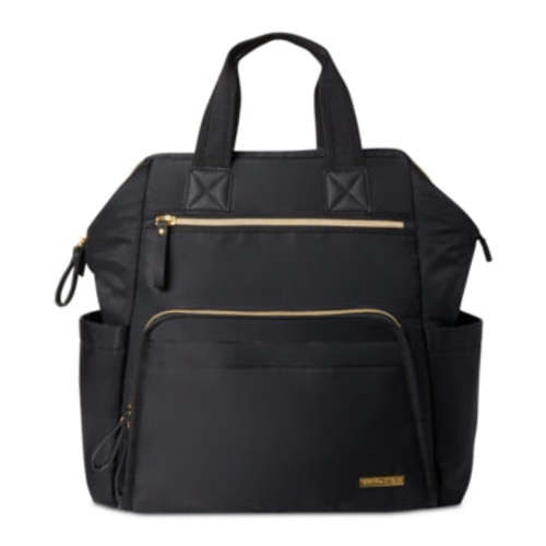 Skip Hop Mainframe Wide Open Diaper Backpack in Black