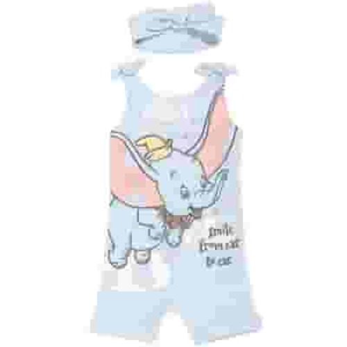 Disney Classics Dumbo Infant Baby Girls Romper and Headband Newborn to Toddler
