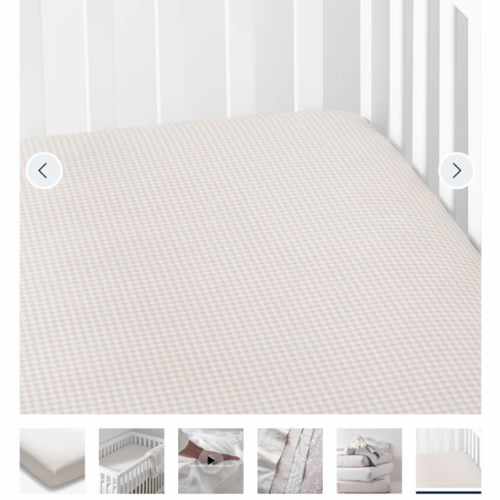 Organic Cotton Fitted Crib Sheet
