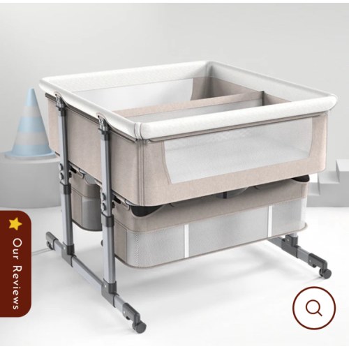 Bedside Bassinet for Twins