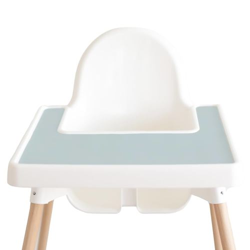 Yeah Baby Goods Placemats Compatible with The IKEA Antilop Highchair (Vintage Blue) - Food-Grade Silicone Highchair Tray Mat – Easy to Clean, High Chair Accessory