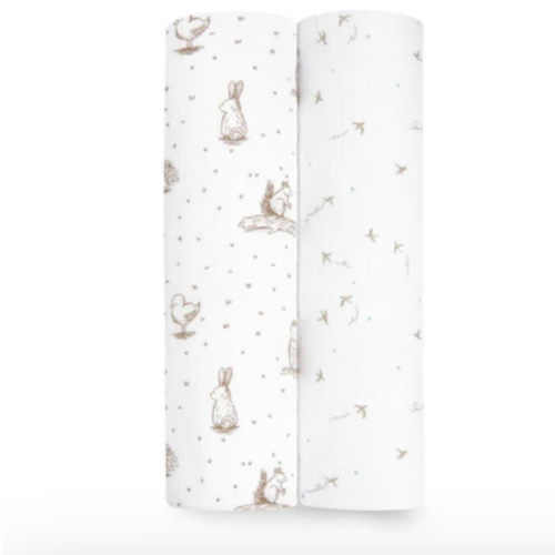 aden + anais healing nature silky soft muslin 2 pack