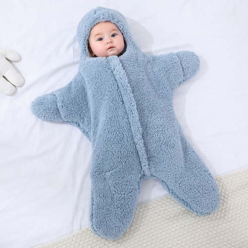 GPAECEAD Baby Starfish Onesie - Baby Wearable Starfish Baby Onesie Newborn Fleece Cashmere Cotton Wrap Infant Swaddle Blanket Stroller