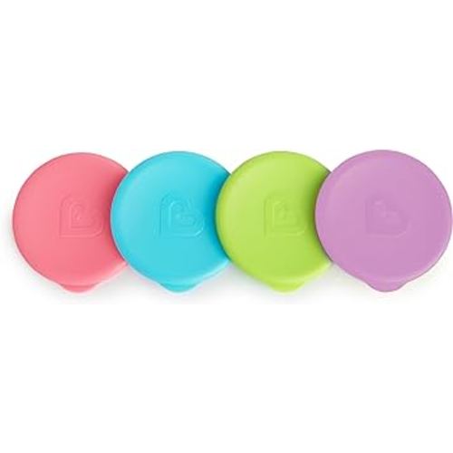 Munchkin® Miracle® 360 Sippy Cup Lids, 4 Count, Pink/Blue/Green/Purple
