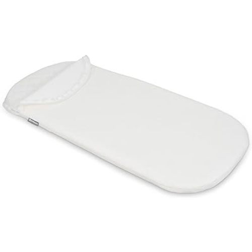 UPPAbaby Bassinet Mattress Cover/Extra Cover for Bassinets 2018-Later/Ultra Soft and Comfortable/Machine Washable/White