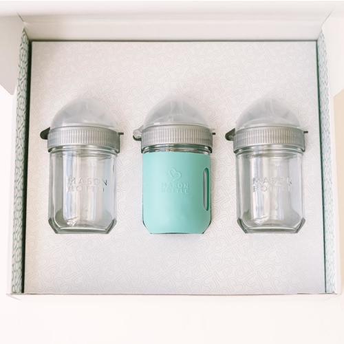 Original Mason Bottle - 3 pack | Glass Baby Bottles | Mason Bottle