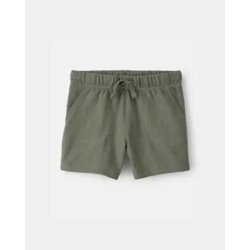 Toddler Boy French Terry Shorts - Green | Carter's