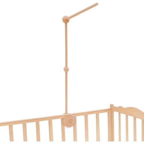 let's make Updated Wooden Mobile Arm for Crib 30 inches-Baby Mobile Hanger for Crib Nursery Mobile Holder 360° Rotatable for Hanging Mobiles Plush Dolls | Gift for Baby Shower & Nursery Decoration