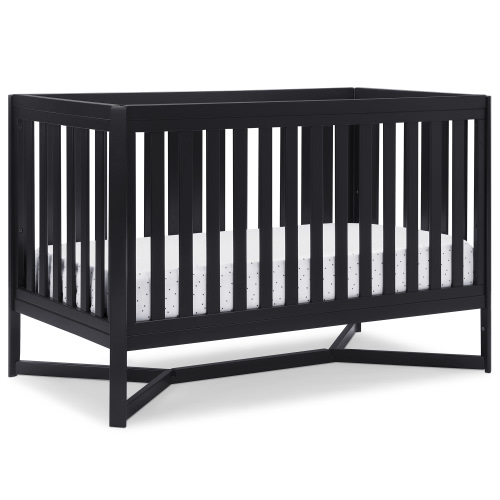 Delta Children Tribeca 4-in-1 Convertible Crib, Midnight Grey