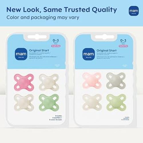 MAM Original Start Matte Baby Pacifiers 0-3 Mths