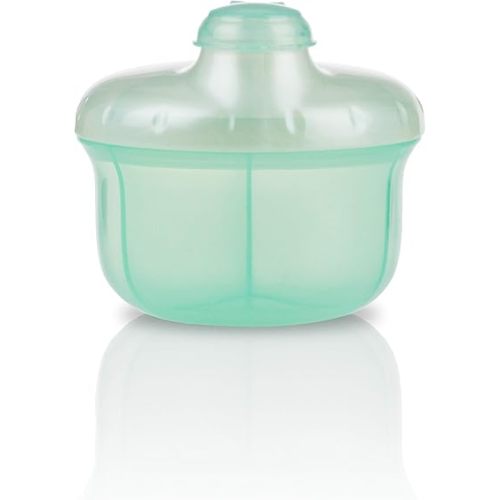 Nuby Powder Formula Dispenser, 3 Compartments, Green