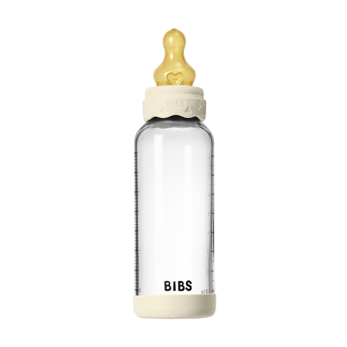 Baby Glass Bottle Boheme Set 8oz Latex - Ivory