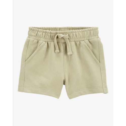 Baby Pull-On French Terry Shorts - Olive - Carter's | Carter's