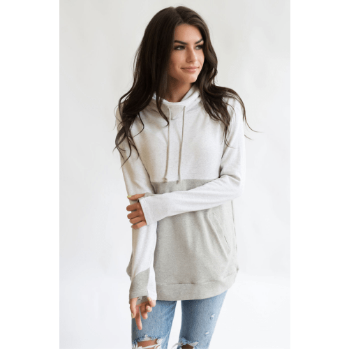 Nursing Sweatshirt with hidden zipper - Size M