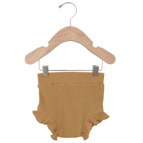Organic Waffle Ruffle Bloomer, Honey