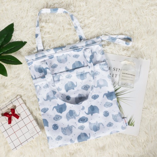 ALVABABY NEW Wet Dry Bag with extra Durable Handle/ Tote Diaper Bag(LT-H396A)