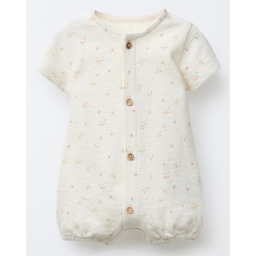 PRINTED ROMPER - Ecru | ZARA United States