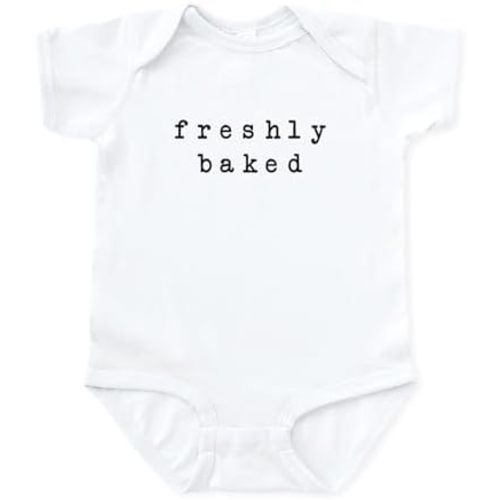 CafePress Freshly Baked Body Suit Cute Infant Bodysuit Baby Romper
