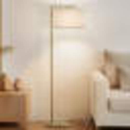 Brightech Montage Modern 60 in. Mid-Century Modern LED Floor Lamp with Fabric Drum Shade & Reviews | Joss & Main