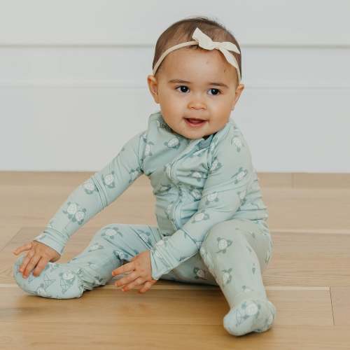 Zip-Up Footie Pajama - Wade
