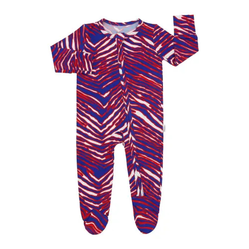 Buffalo Bamboo Footie - 6-9m