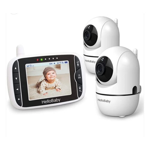 HelloBaby HB65-2 Video Baby Monitor with two cameras | HelloBaby