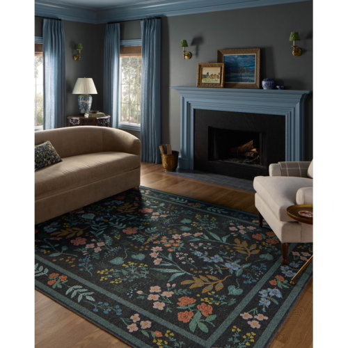 Rifle Paper Co. x Loloi Wildwood Cream Area Rug