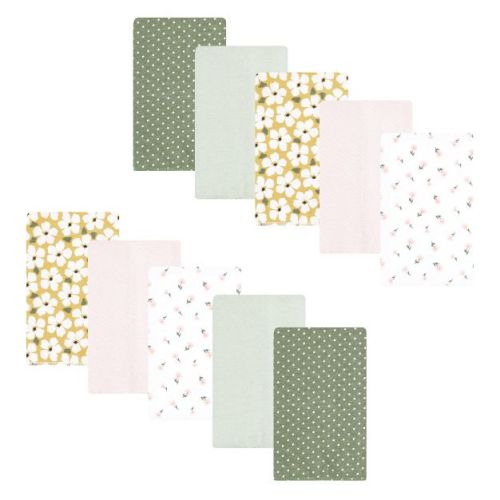Luvable Friends Hudson Baby Flannel Burp Cloths 10pk Set