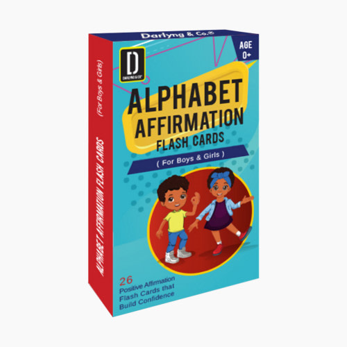Darlyng & Co. ABC Affirmation Flash Cards for Boys & Girls